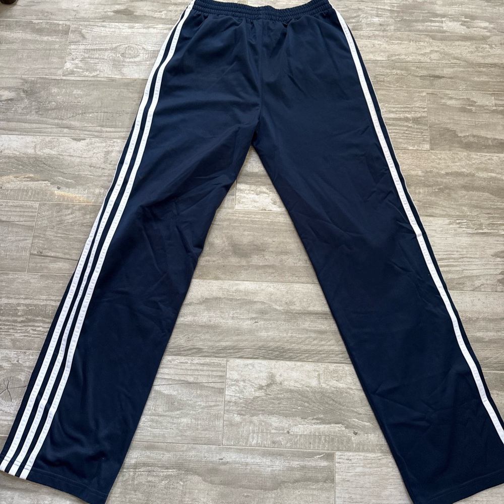 Adidas Navy Blue Activewear Athletic Sweatpants Youth Size XL 18